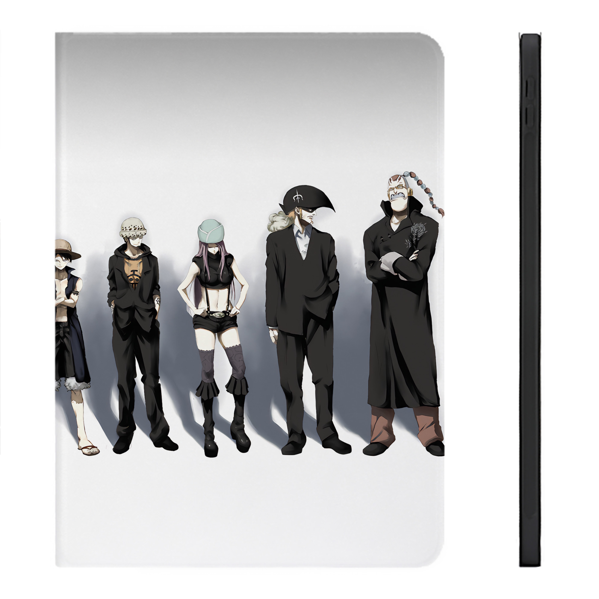 （画像用） ワンピース ONE PIECE IPadケース ペンホルダー付き ブックスタイルデザイン